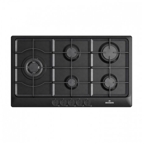 MONDIN A0905VPGCNL Μαύρο 86cm Εστία Αερίου MONDIN A0905VPGCNL Μαύρο 86cm Εστία Αερίου